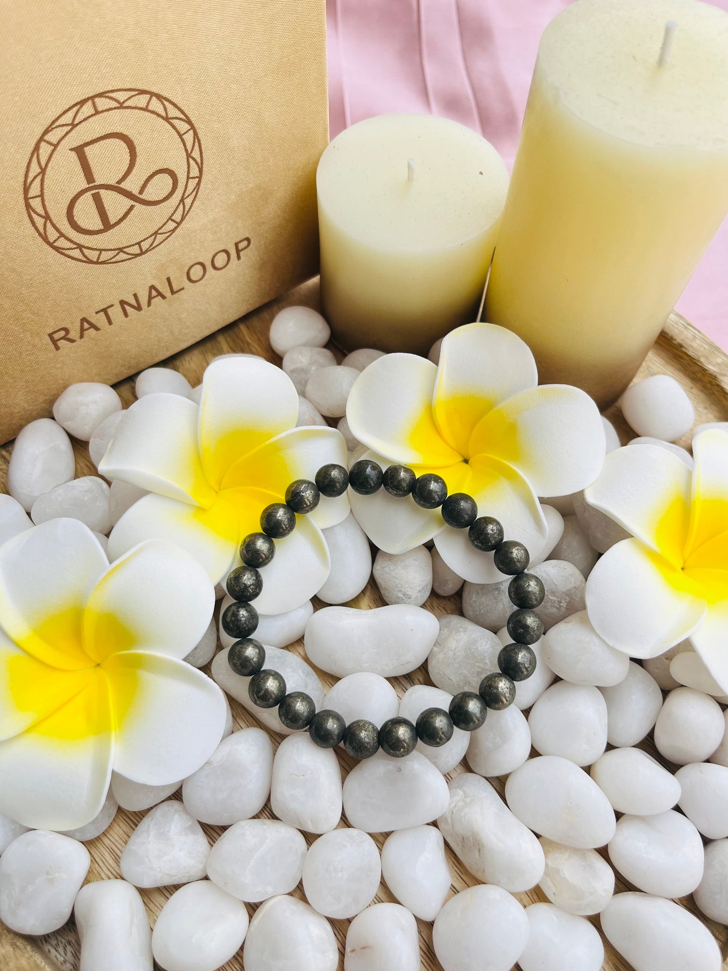 Raw Pyrite Bracelet