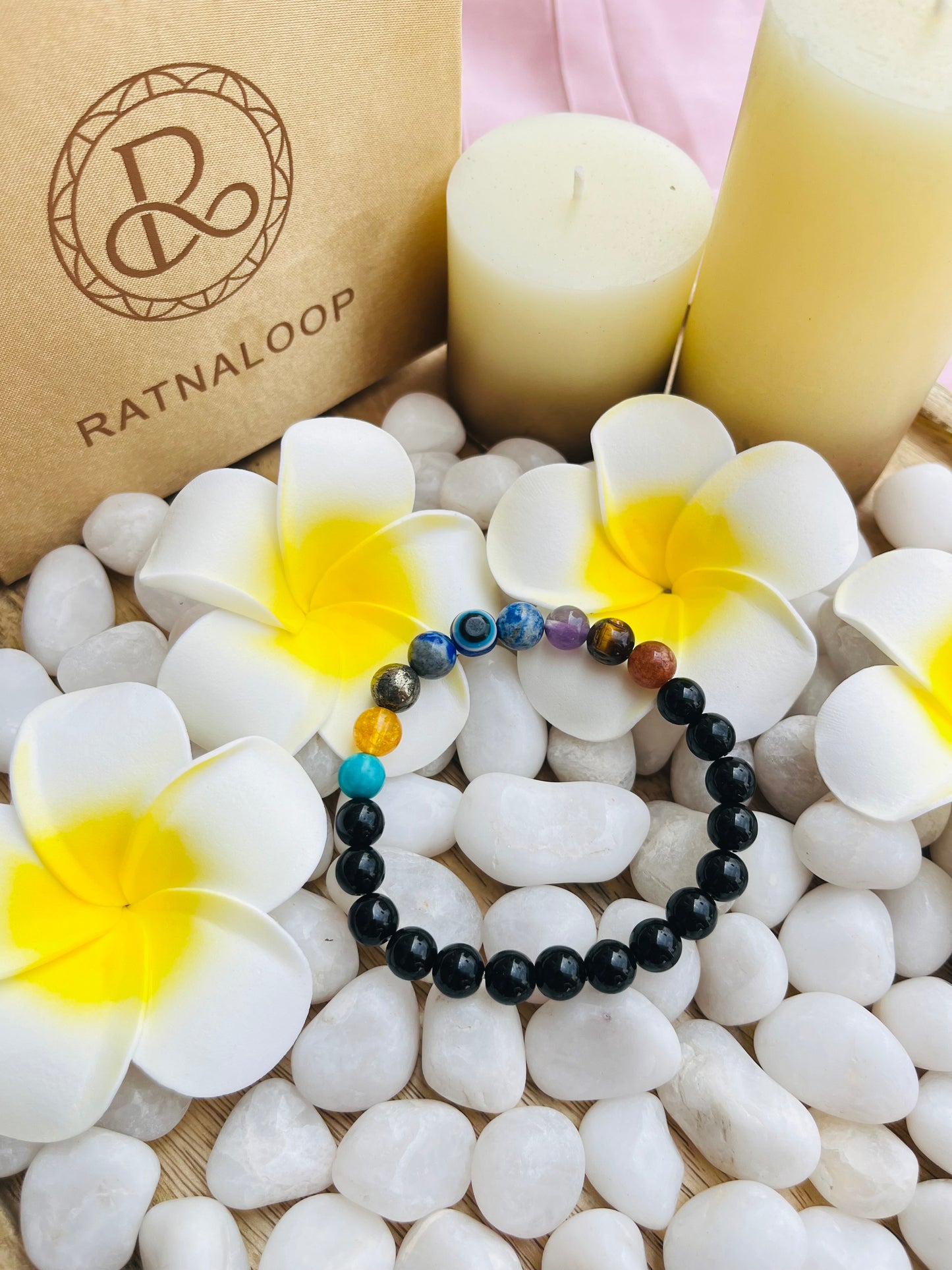 9 Stone Chakra Bracelet